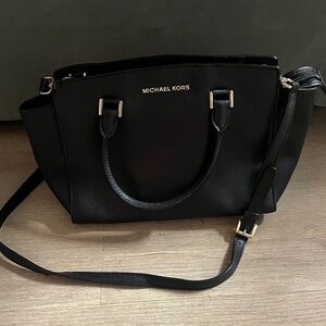 Michael Kors Black Satchel Bag